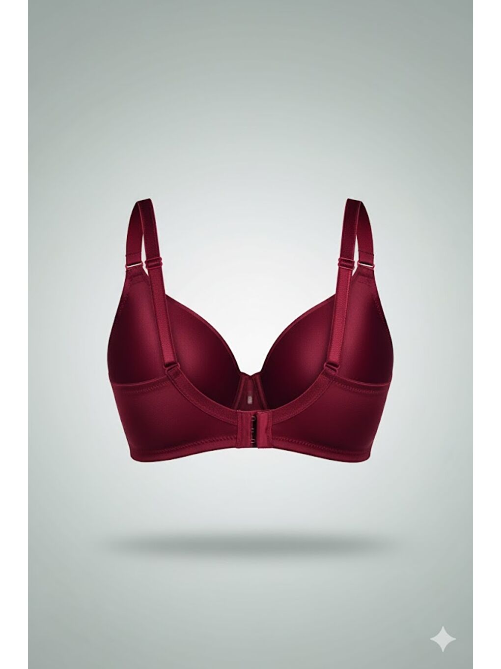 Tül Detay Minimizer Sütyen C12303 Bordo-1