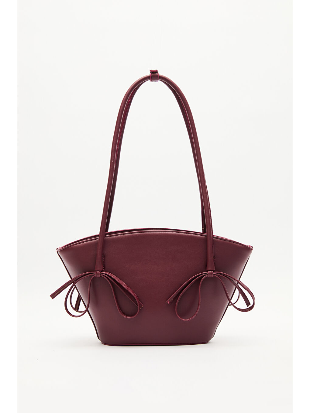 Sandy Fiyonklu Çanta Bordo-3