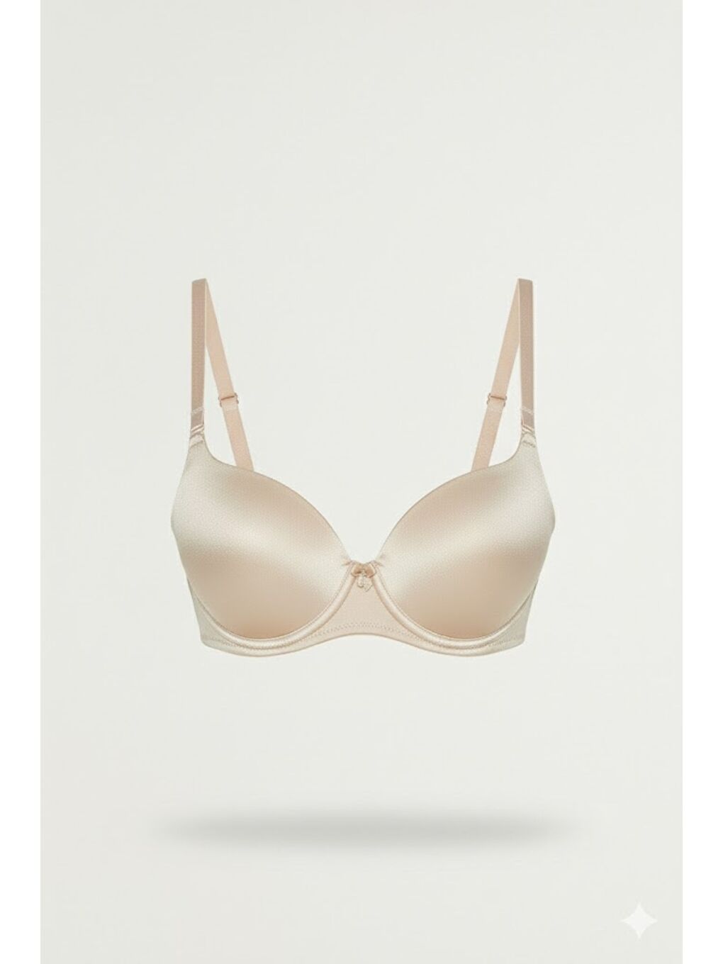 Bej Kulaklı Desteksiz Sütyen C17010 Ten