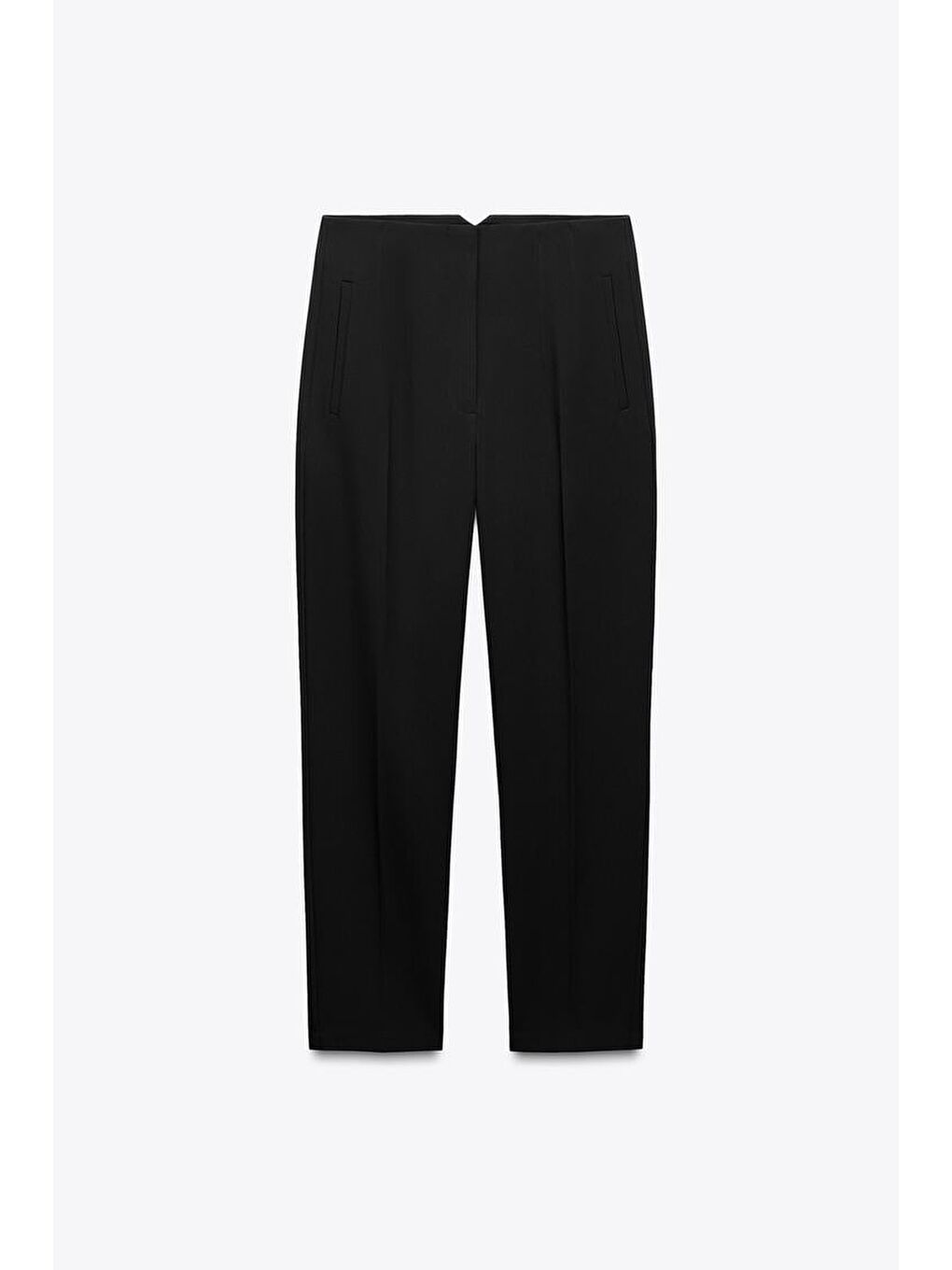 Siyah Önü Biyeli Yüksek Bel Kadın Pantolon Mg2425-4