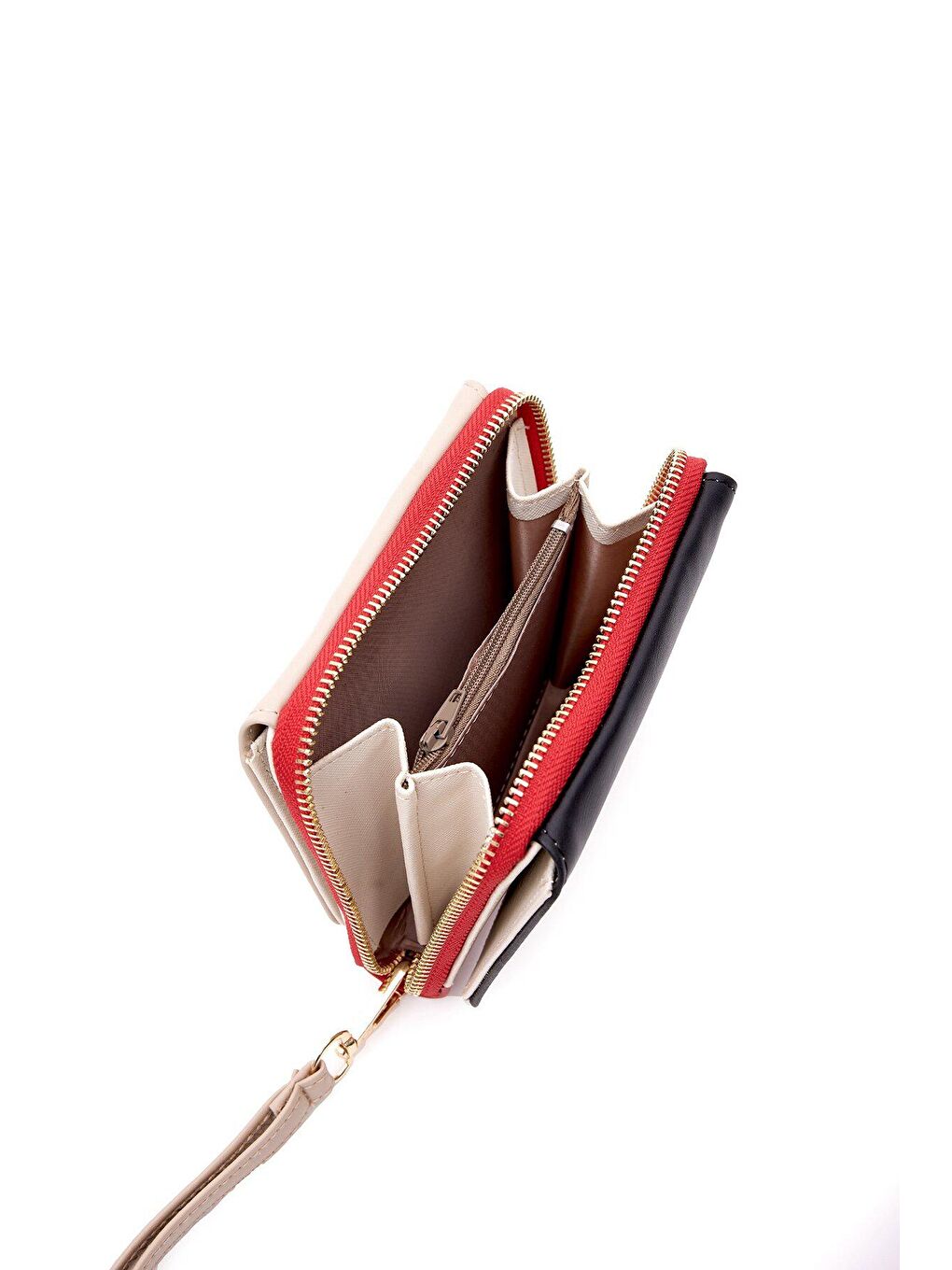 Siyah Büyük Boy Renkli Kadın El Çantası ve Cüzdan-4