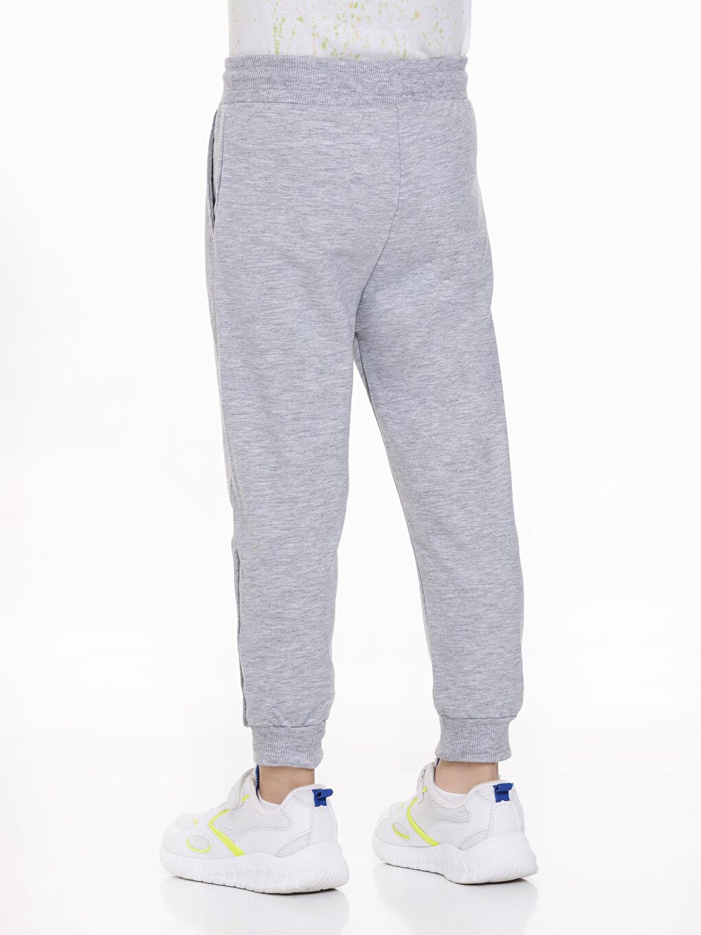 Gri Baskılı Erkek Eşofman Altı-4