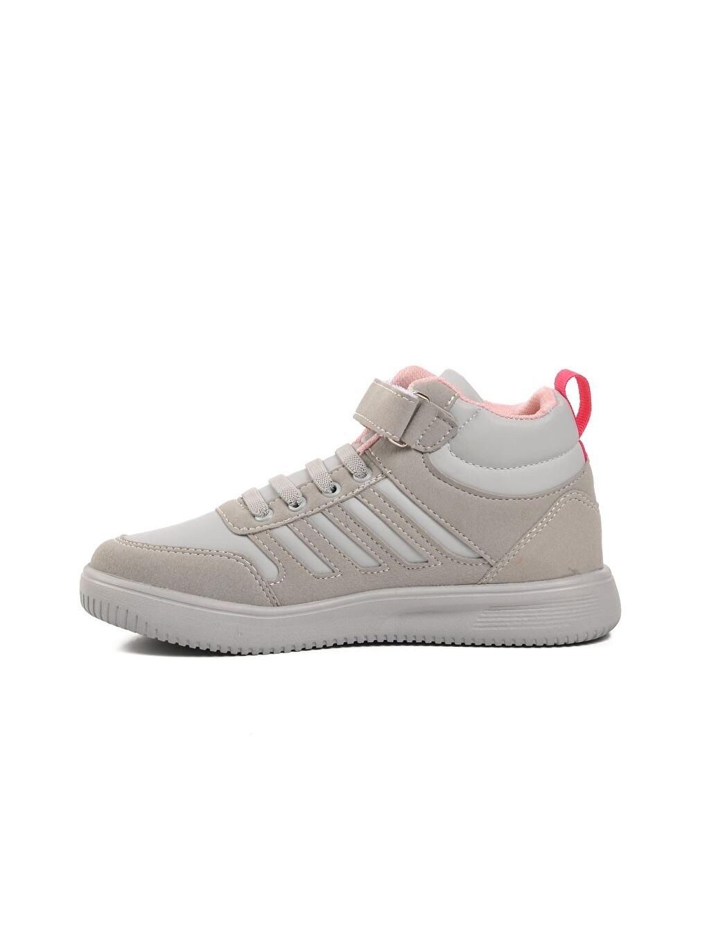 Walkway Bebek Mavisi Yıkamalı Buz-Pudra Unisex Cırtlı Çocuk Hi Sneaker Mely Hi-F - 1