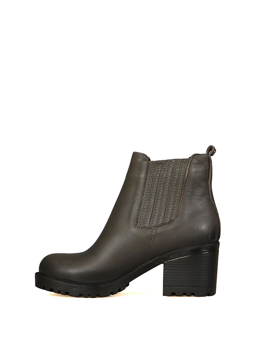 Hakiki Deri Gri Nıce Kadın Bot-3