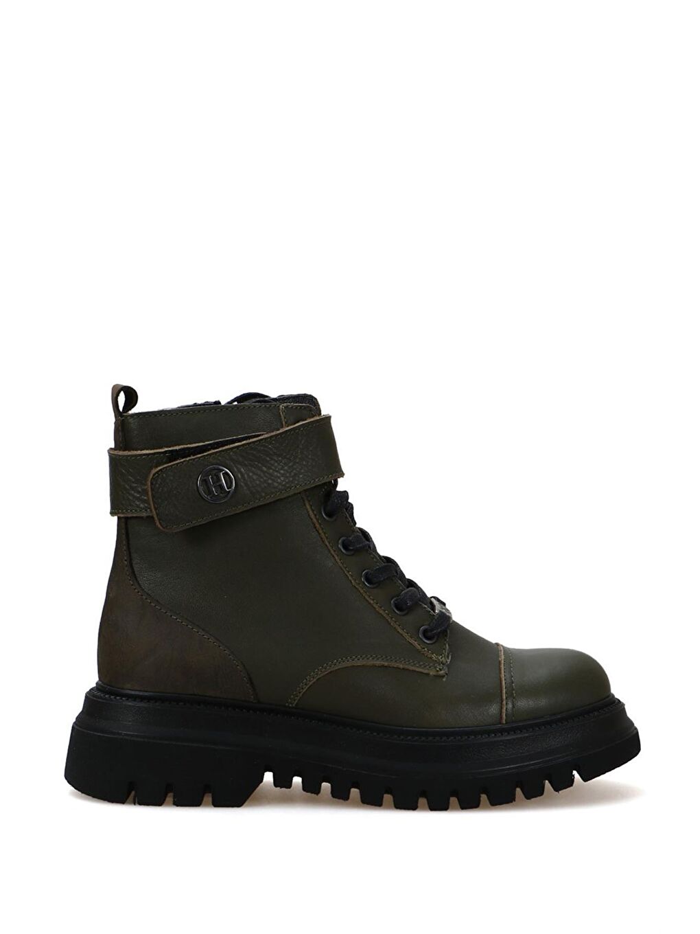 Hakiki Deri Cate Haki Antık Kadın Bot