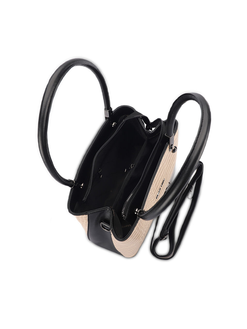 Kahverengi ROMA KROKO Kadın Açık Kahve El Çantası-4