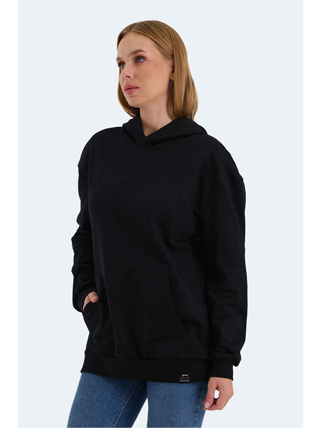 VIOLENCE Kadın Siyah Sweatshirt-2