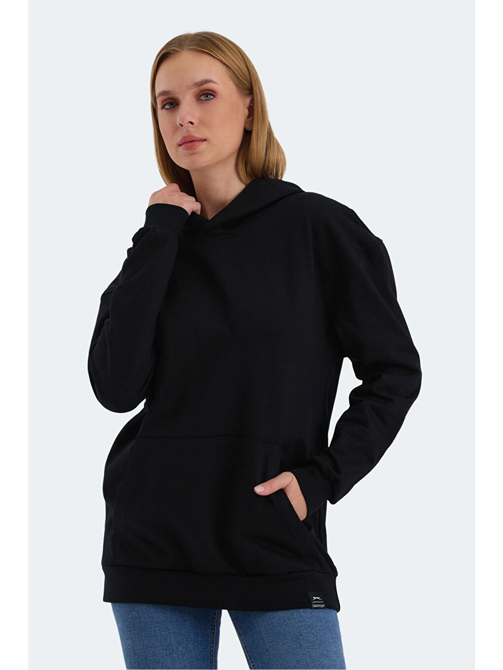 VIOLENCE Kadın Siyah Sweatshirt-3