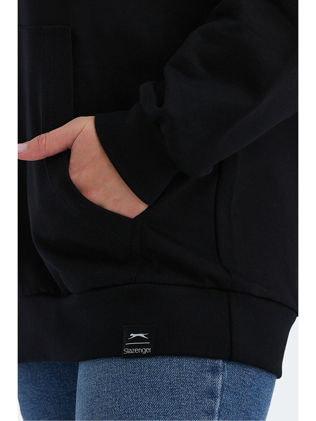 VIOLENCE Kadın Siyah Sweatshirt-4