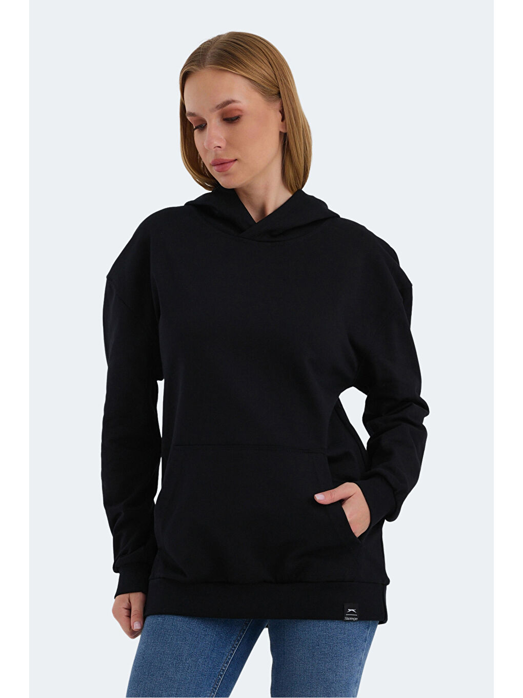 VIOLENCE Kadın Siyah Sweatshirt-5