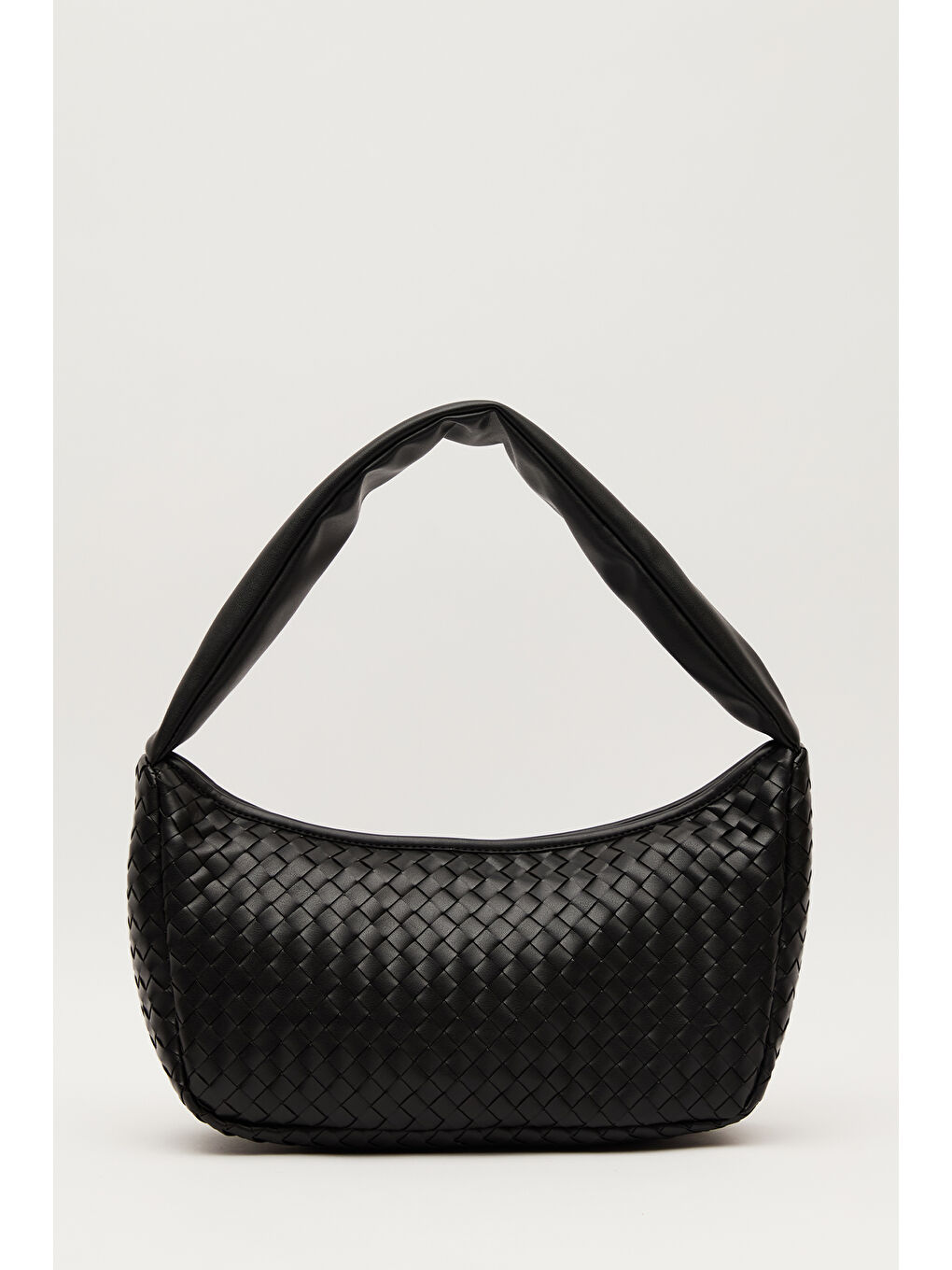 Frances Örgü Oval Çanta Siyah-6