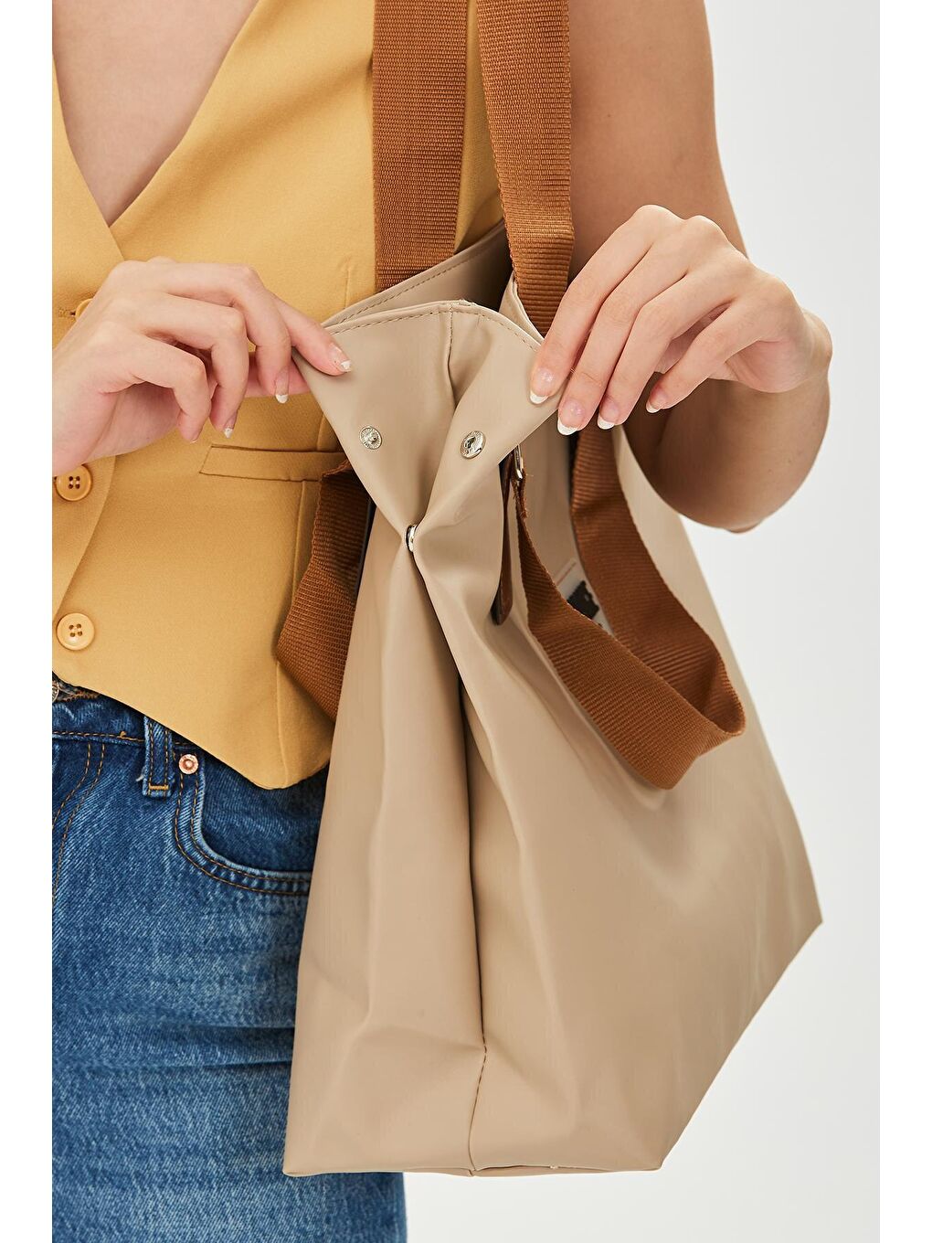 Bej-Taba Change Kadın Çanta-1