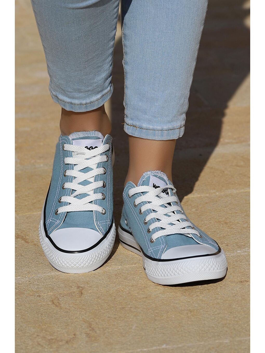 Mavi 2250 Günlük Keten Kadın Spor Ayakkabı-2