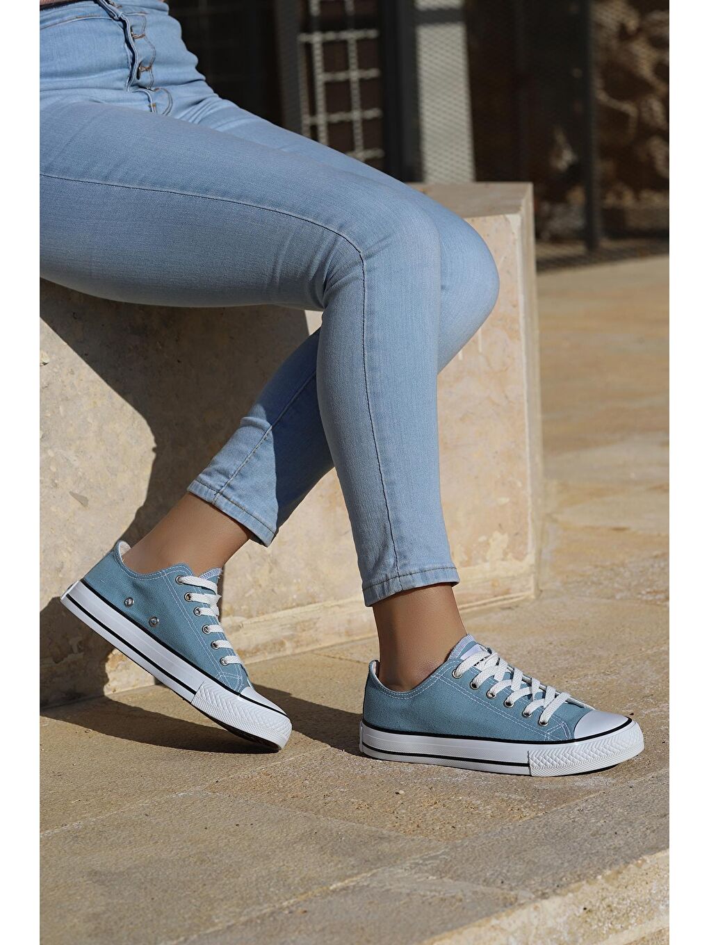 Mavi 2250 Günlük Keten Kadın Spor Ayakkabı-3