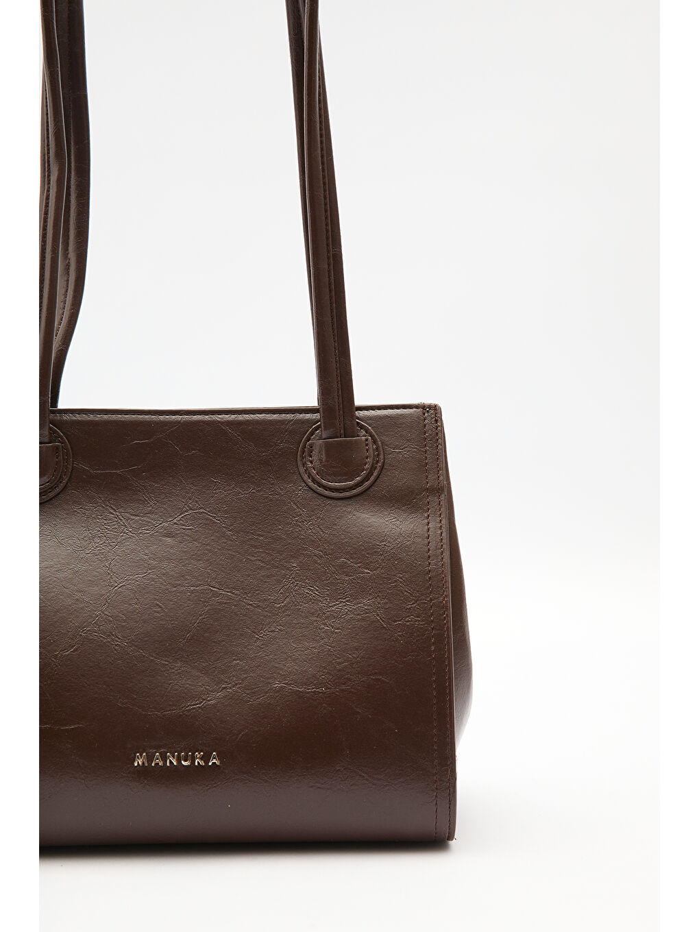 Kahverengi Ryuna Tote Çanta Acı Kahve-3