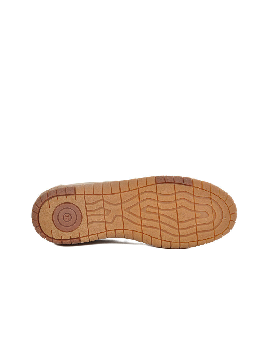 Bej Hakiki Deri Ortopedik Kadın Casual Ayakkabı 401 Z-4