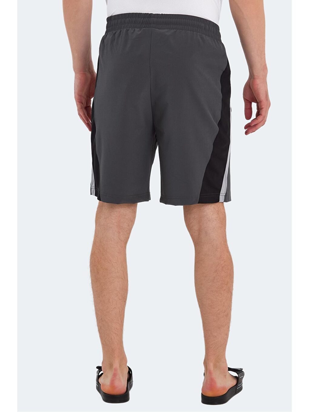 RANDY Erkek Şort Koyu Gri-1