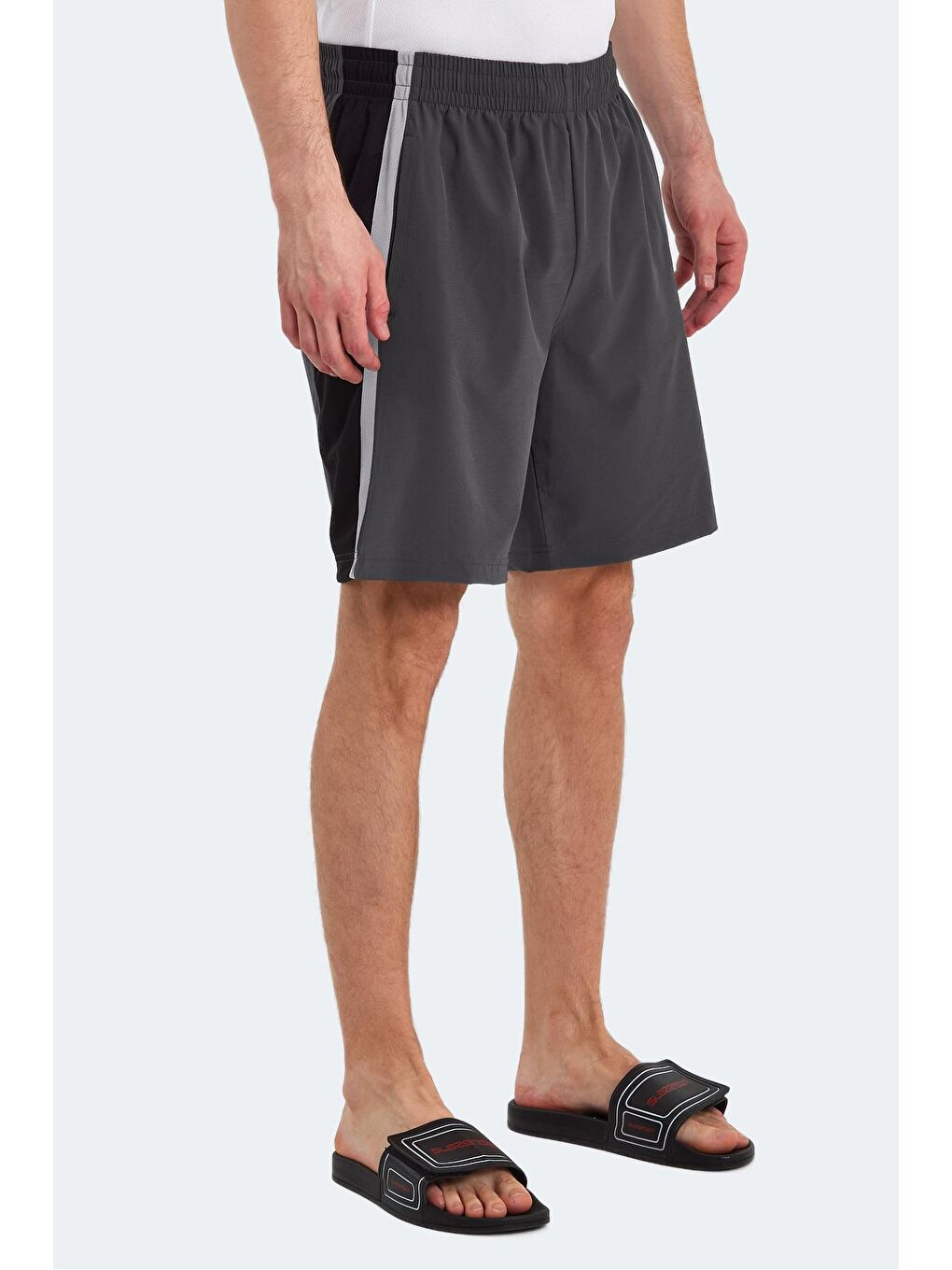 RANDY Erkek Şort Koyu Gri-2