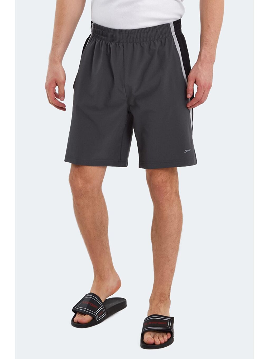 RANDY Erkek Şort Koyu Gri-4