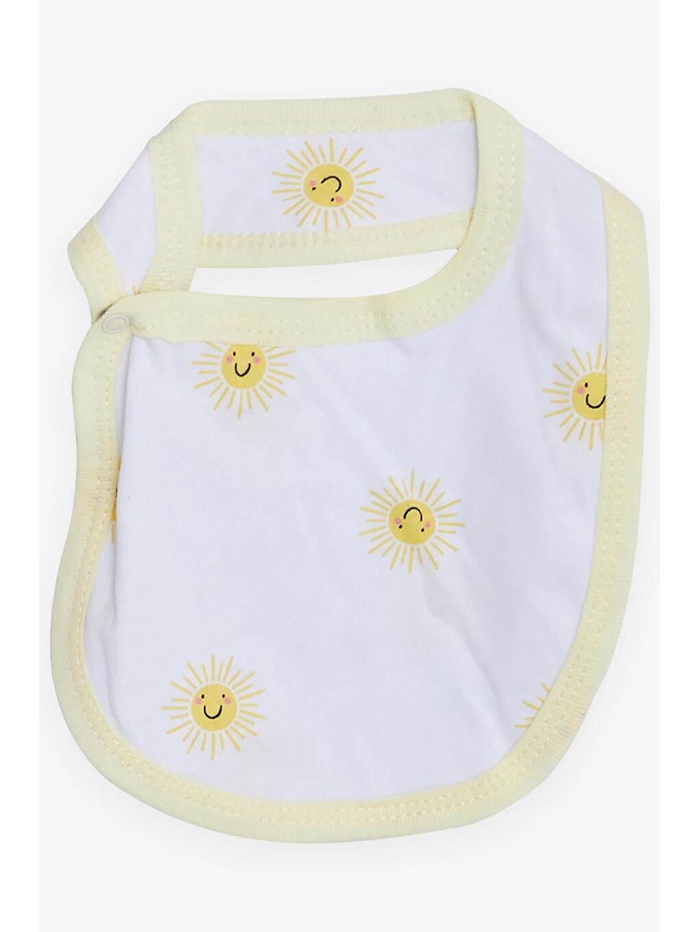 Kız Bebek Hastane Çıkışı 5 li Sevimli Güneş Desenli Beyaz (0-3 Ay)-5