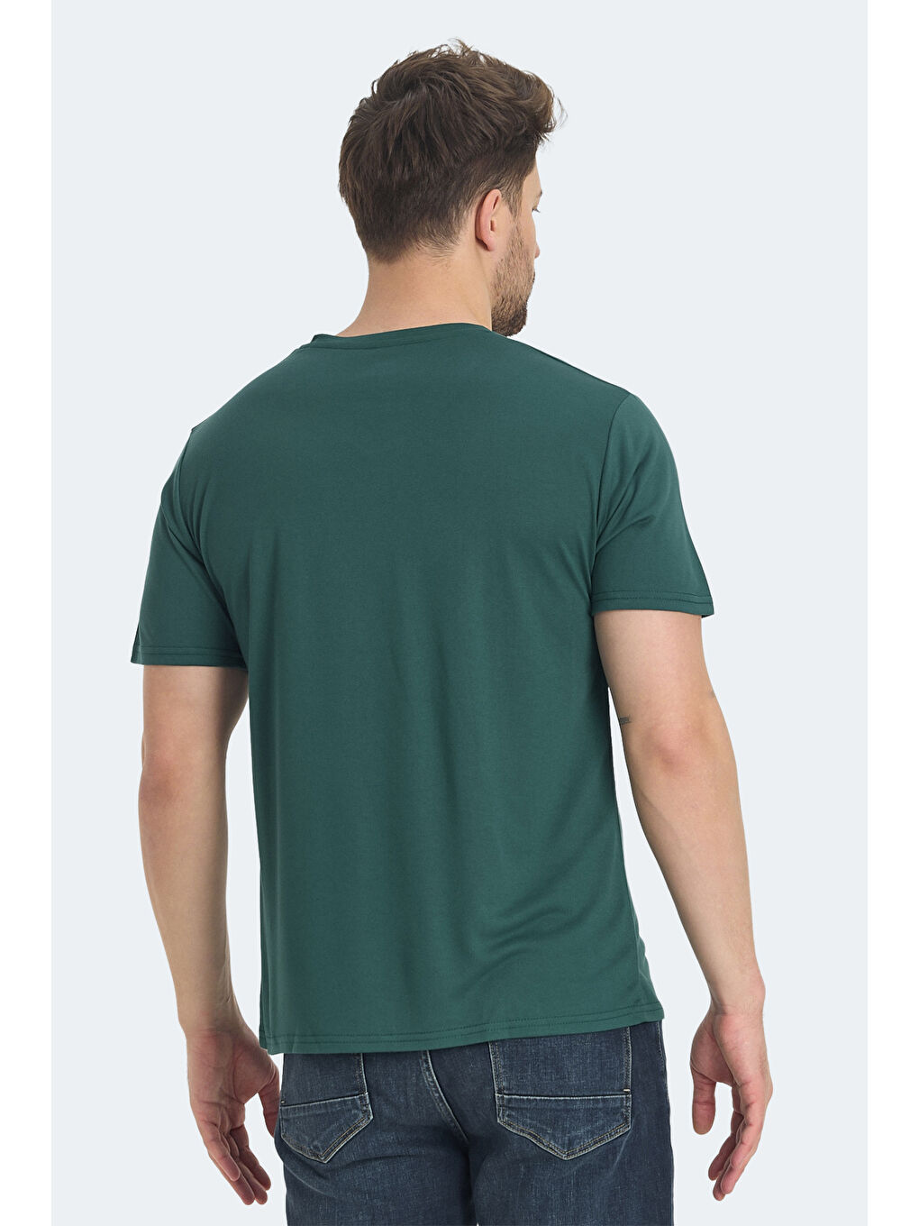 KRAKKER Erkek Yeşil Tişört-1
