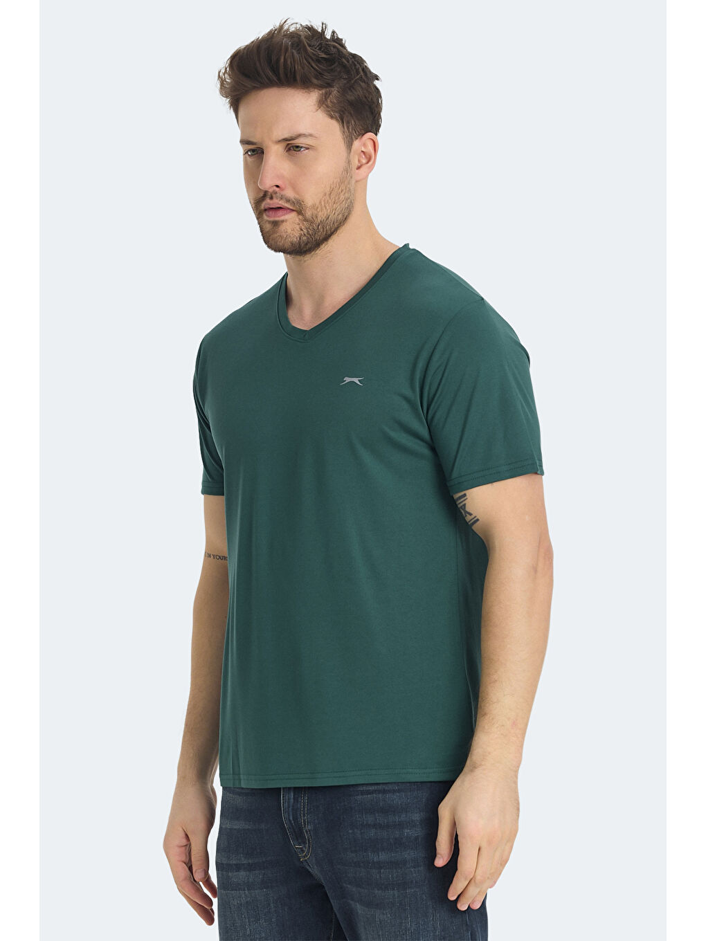 KRAKKER Erkek Yeşil Tişört-2