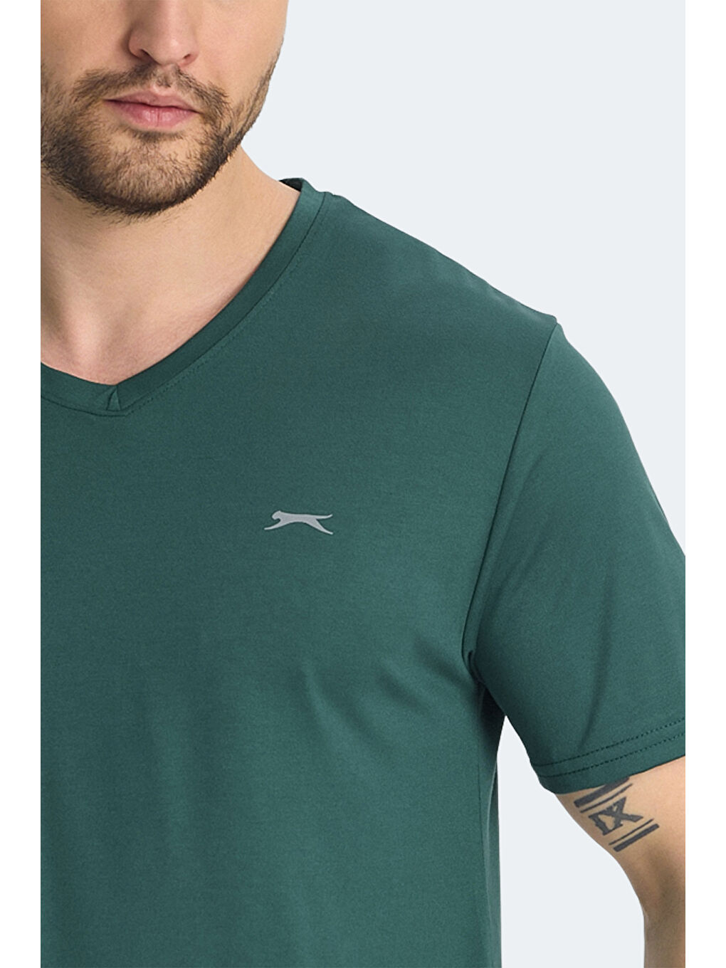 KRAKKER Erkek Yeşil Tişört-4