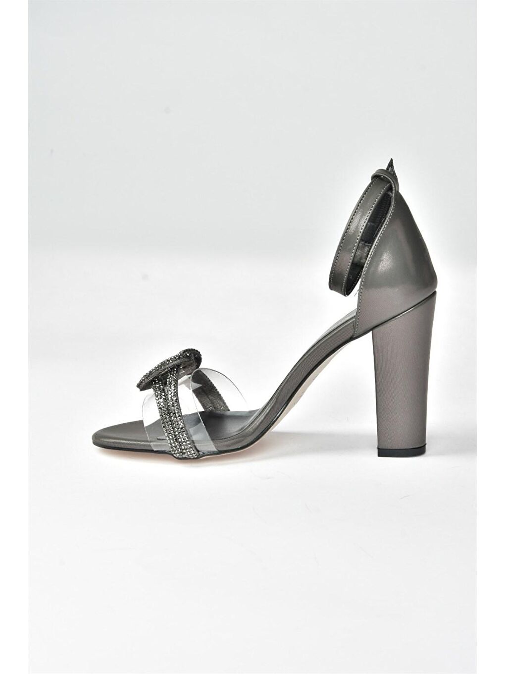M3123063 Antrasit Kadın Topuklu Ayakkabı-5