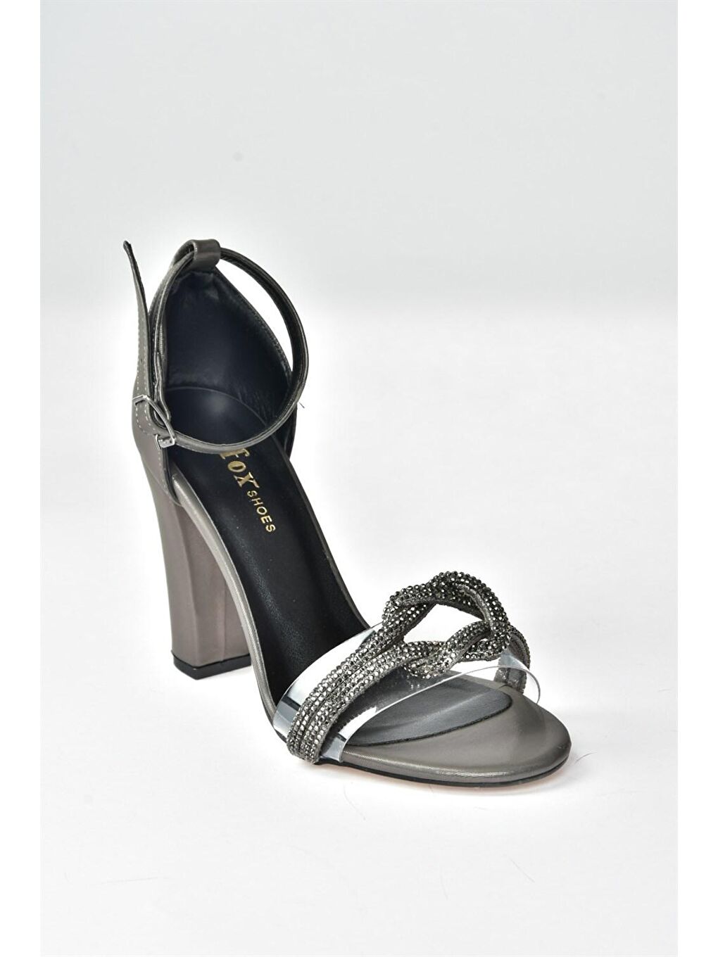M3123063 Antrasit Kadın Topuklu Ayakkabı-6