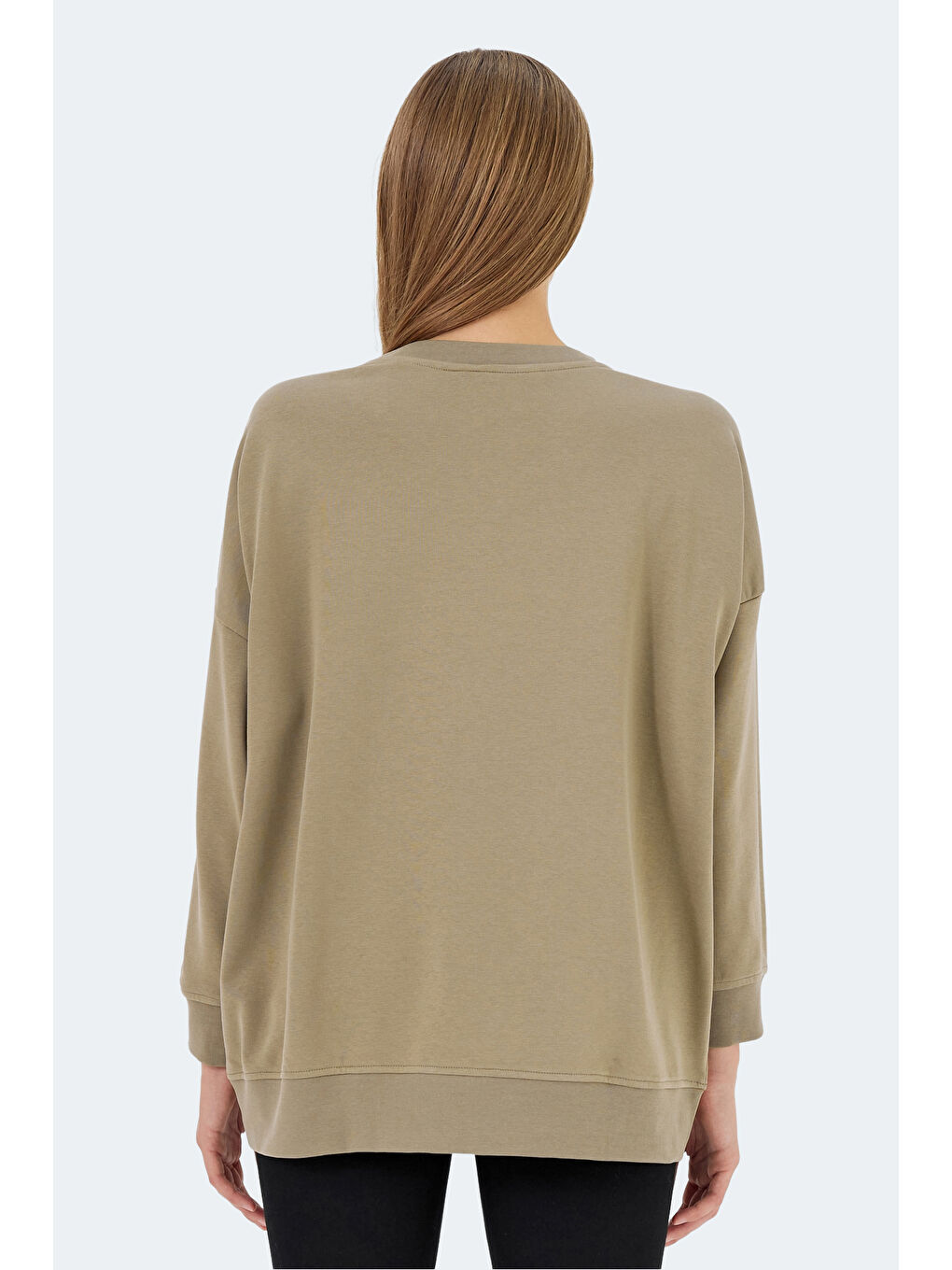 VIKENTI SW Kadın Koyu Yeşil Sweatshirt-1