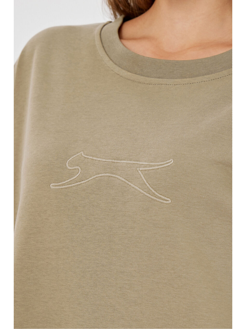 VIKENTI SW Kadın Koyu Yeşil Sweatshirt-5