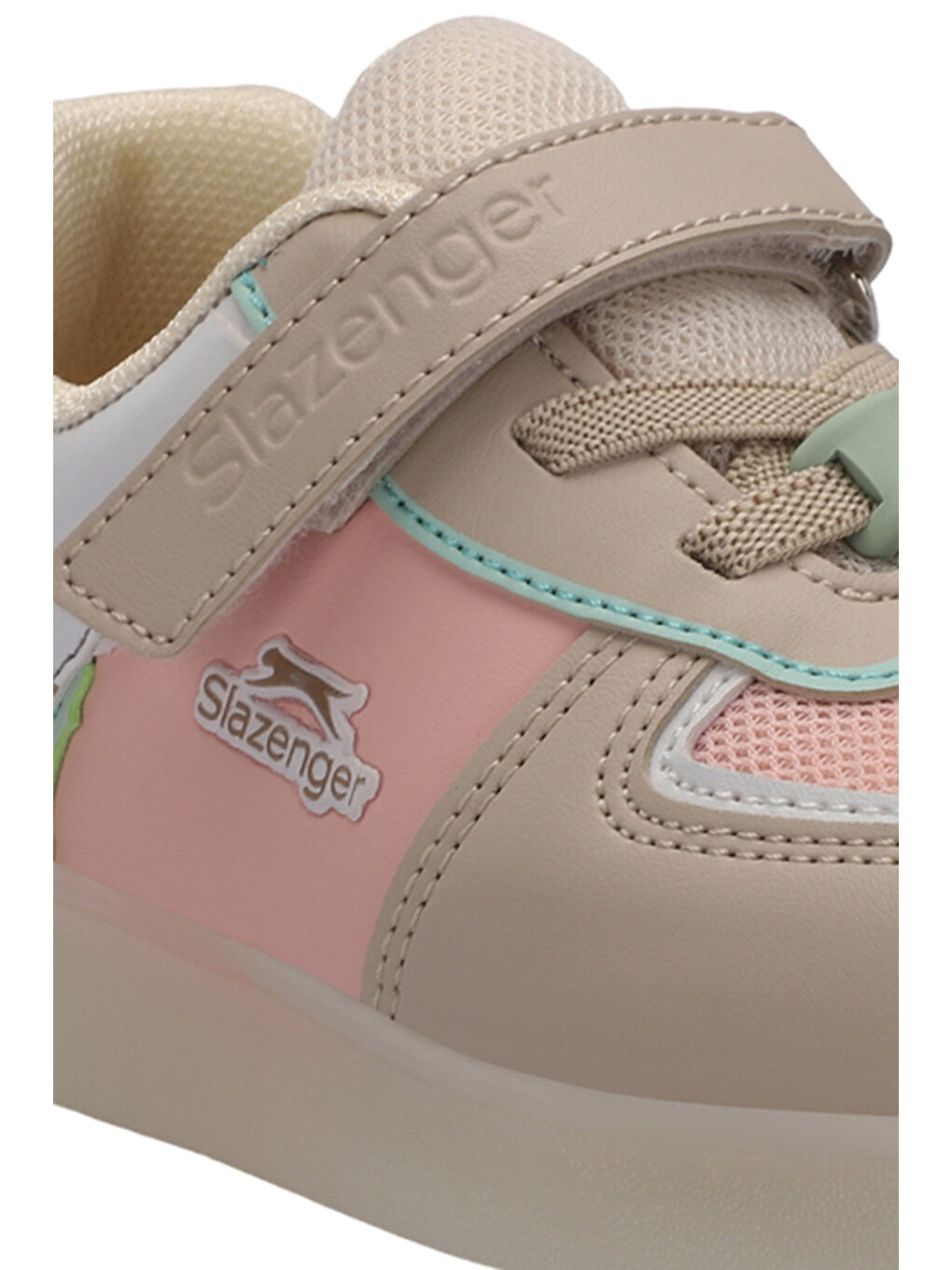 PERLE Kız Çocuk Cırt Cırtlı Bej Sneaker-3