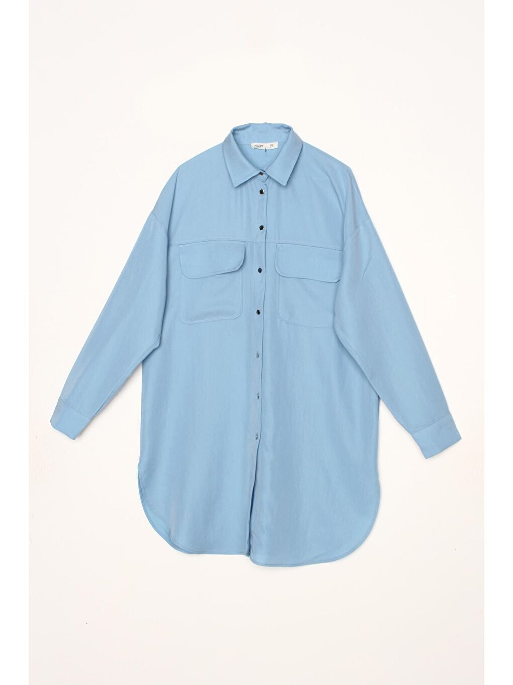 Açık Mavi Kapaklı Cepli Gömlek Pantolon Takım-4