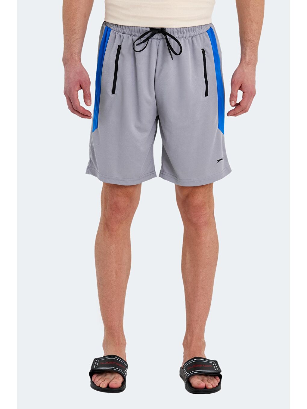 RAKESH Erkek Şort Gri-4