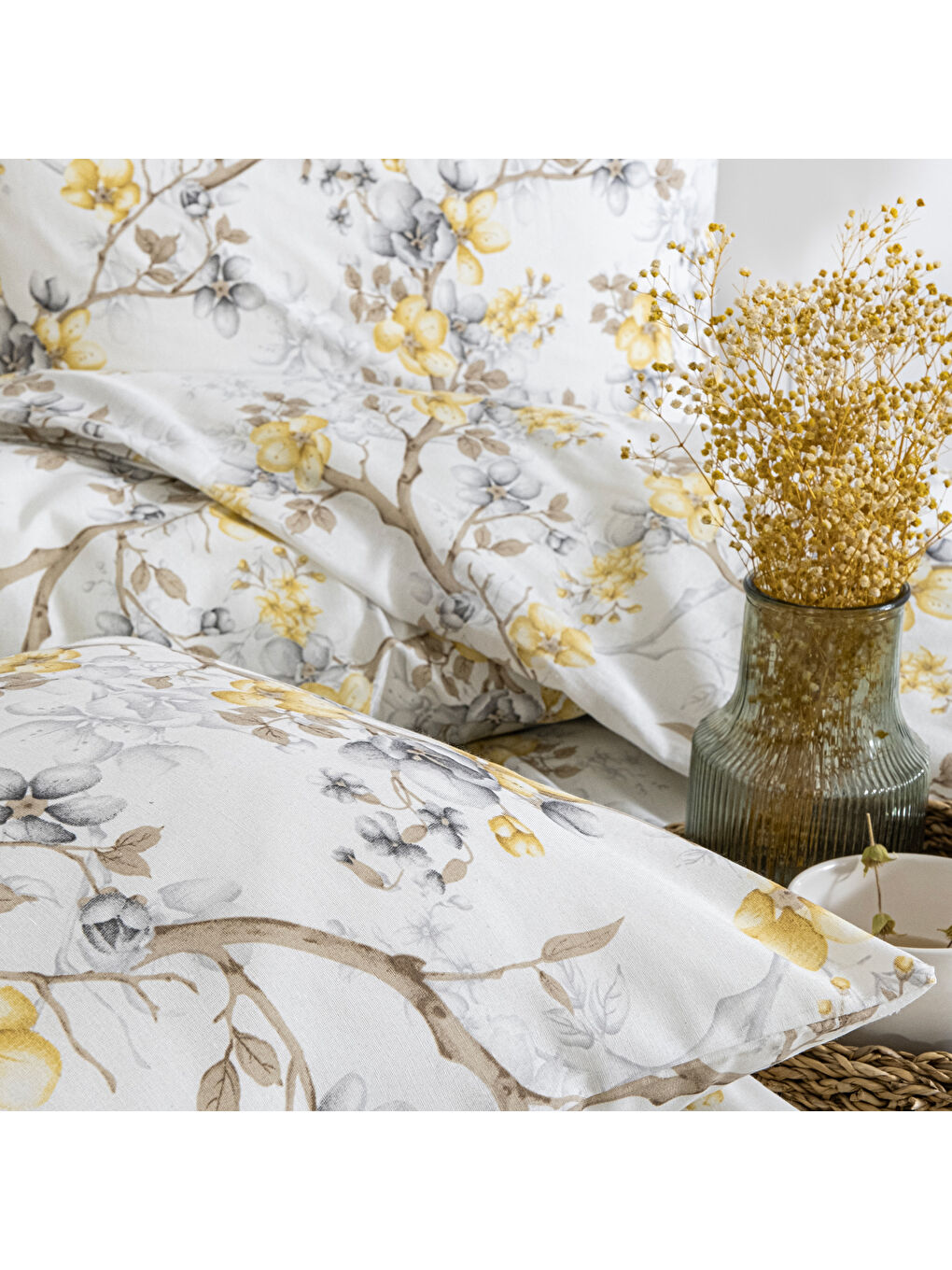 Ekru Home Chic Çift Kişilik Nevresim Takımı-4 Parça-3