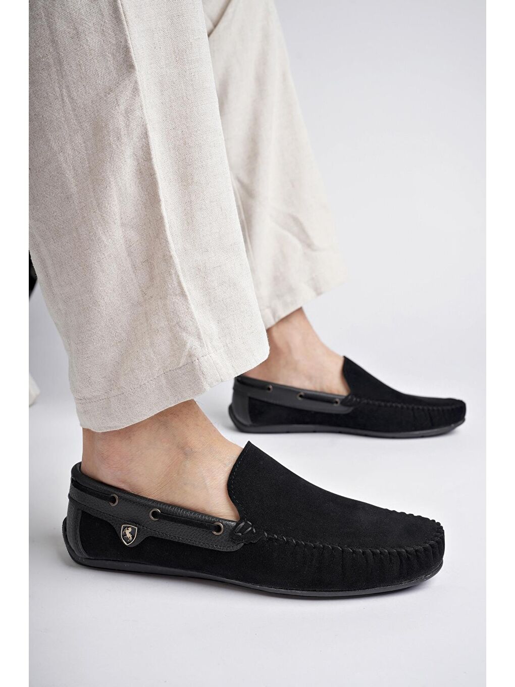 Siyah Jack Erkek Ortopedik Günlük Ayakkabı-2