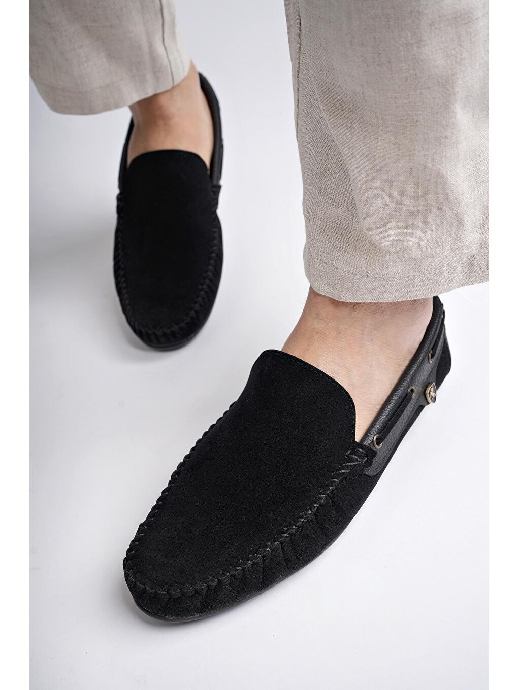 Siyah Jack Erkek Ortopedik Günlük Ayakkabı-6