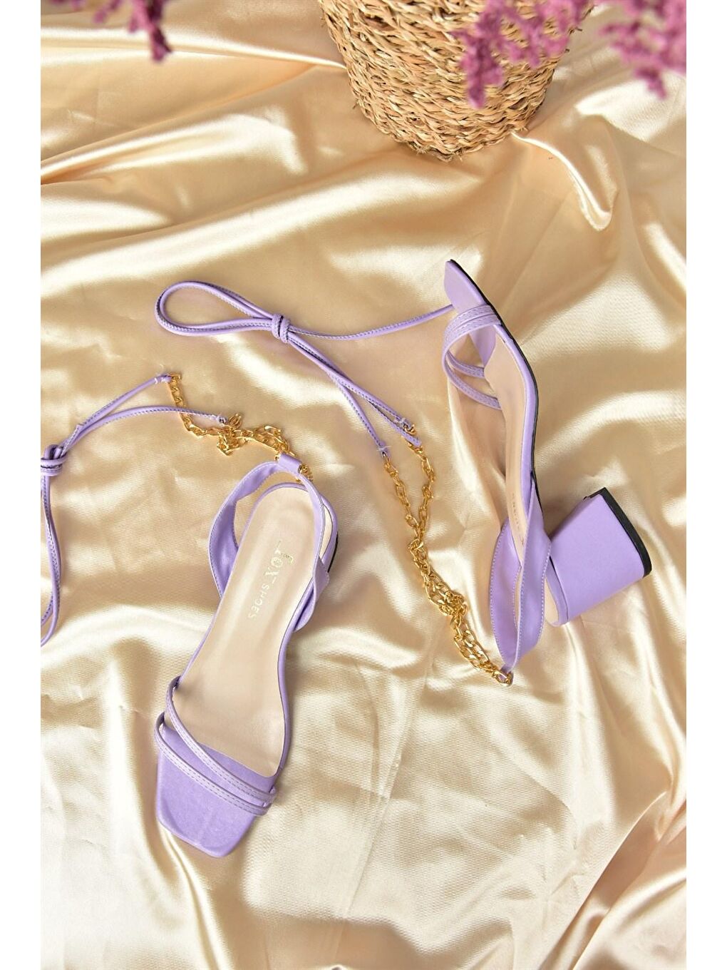 M3695412 Lila Kadın Topuklu Ayakkabı-6