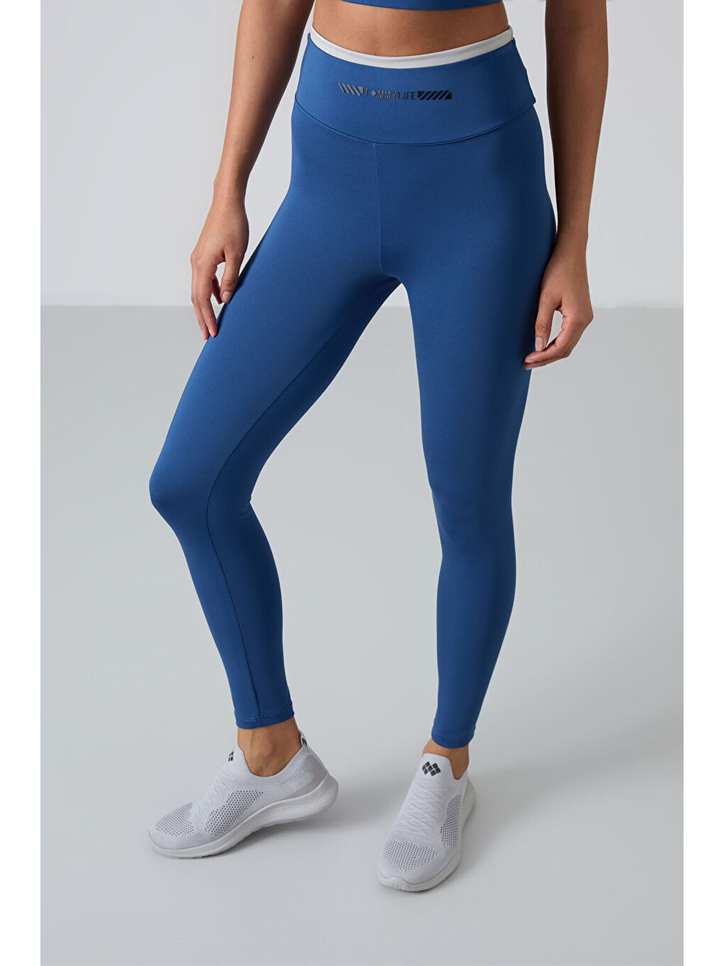 Mavi Parlament Polyester Esnek Standart Fit Performans Kadın Tayt Takım - 95333-2