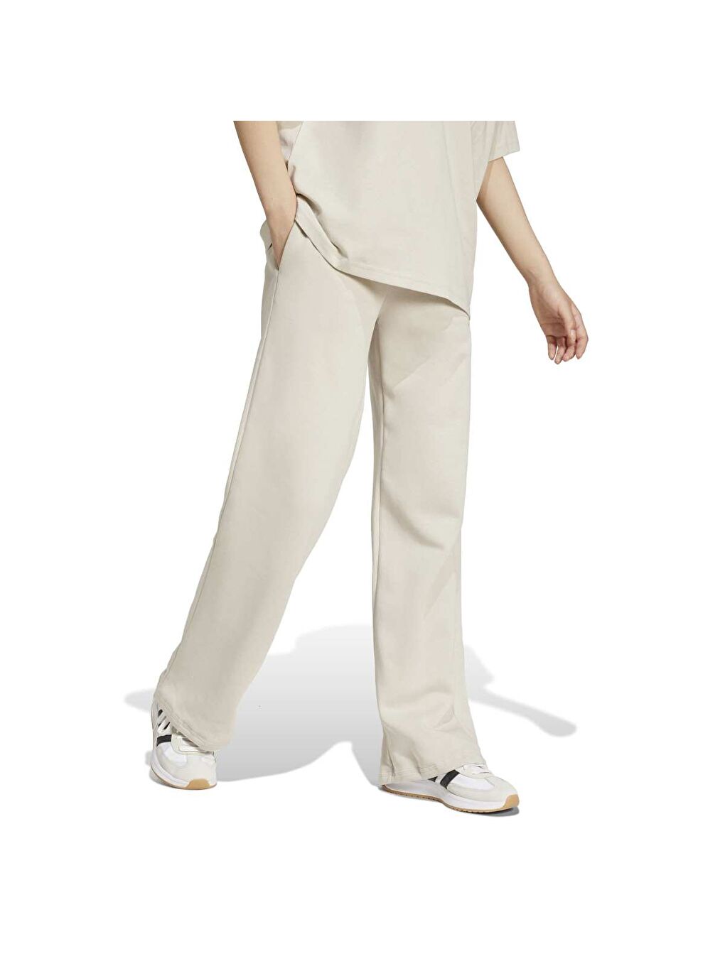 Small Logo Fc Kadın Ekru Eşofman Altı-2