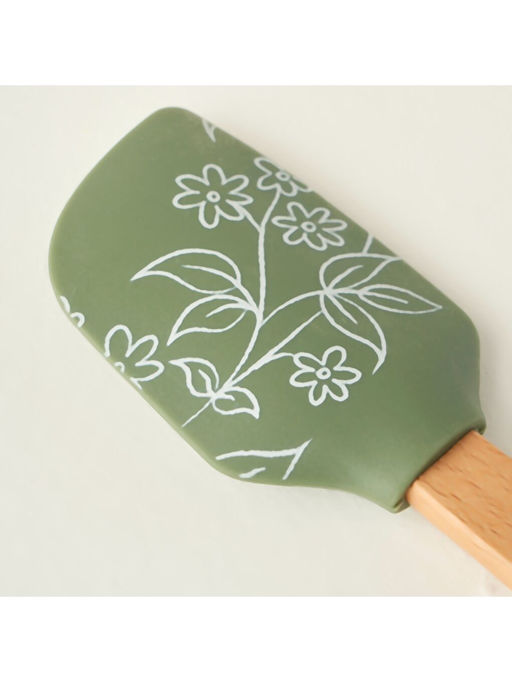 Floral 2'li Silikon Hazırlık Seti Haki-4