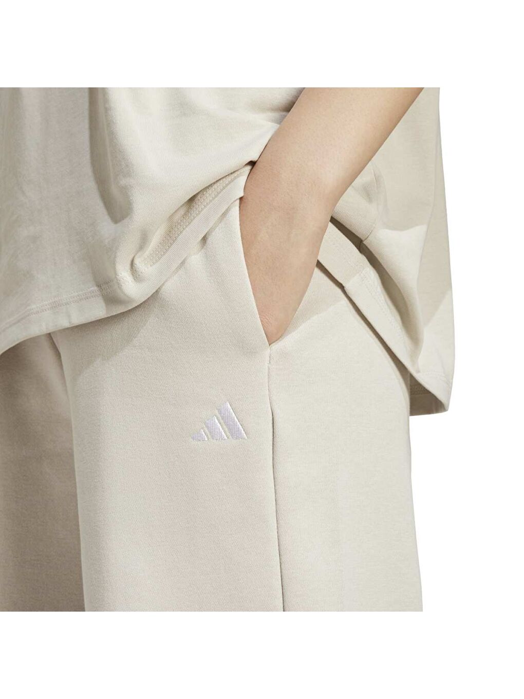 Small Logo Fc Kadın Ekru Eşofman Altı-4