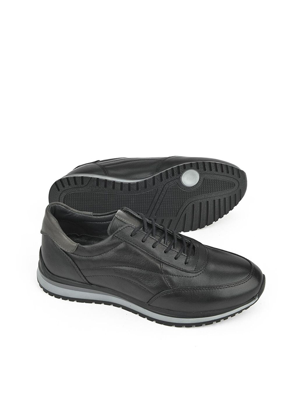 Erkek Hakiki Deri Sneaker 1331002Z415 Siyah-3