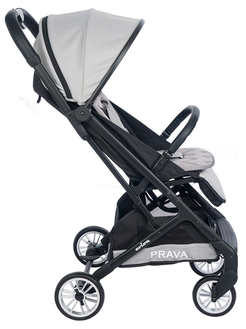 Prava Avion Kabin Boy Bebek Arabası Gri - 8
