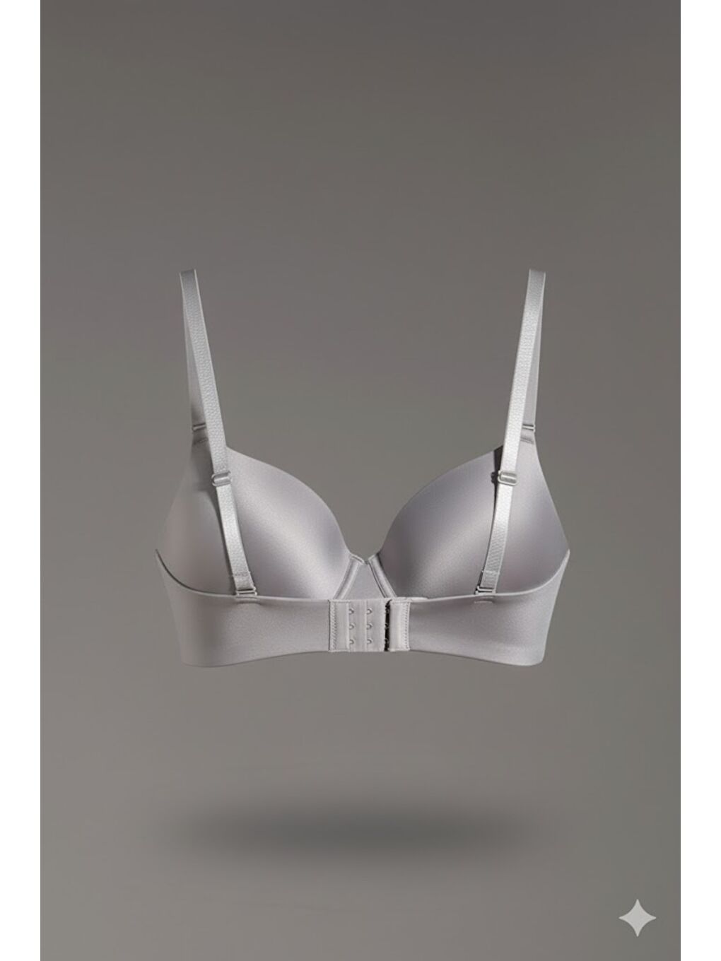 Destekli Lazer Soft Kap  Straplez C16055 Gri-1