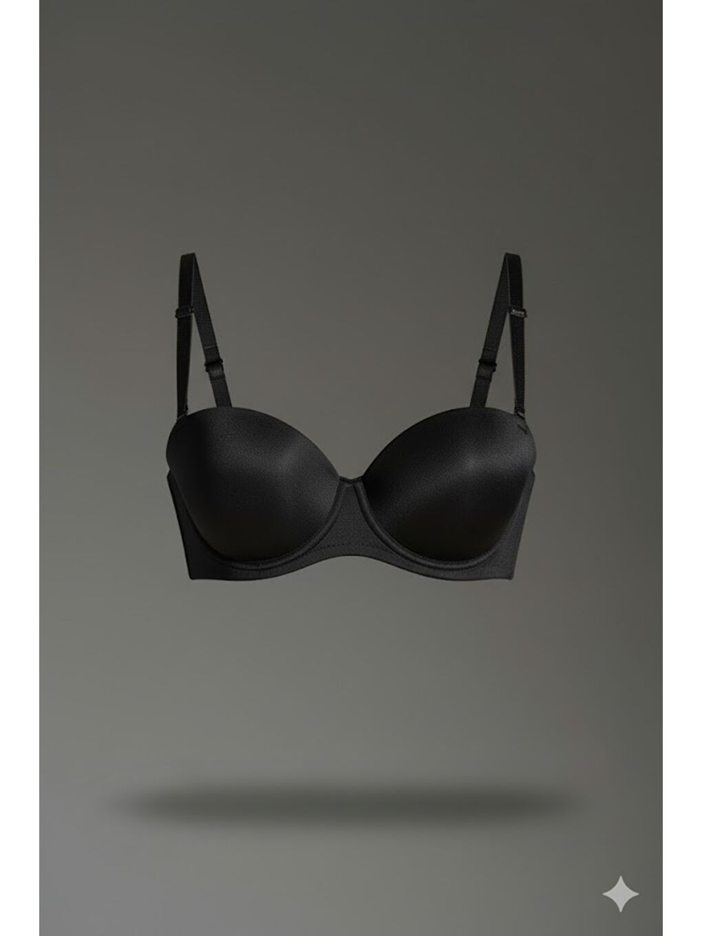 Destekli Lazer Soft Kap  Straplez C16055 Siyah