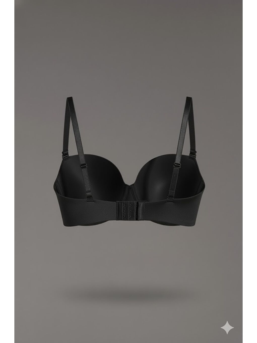 Destekli Lazer Soft Kap  Straplez C16055 Siyah-1