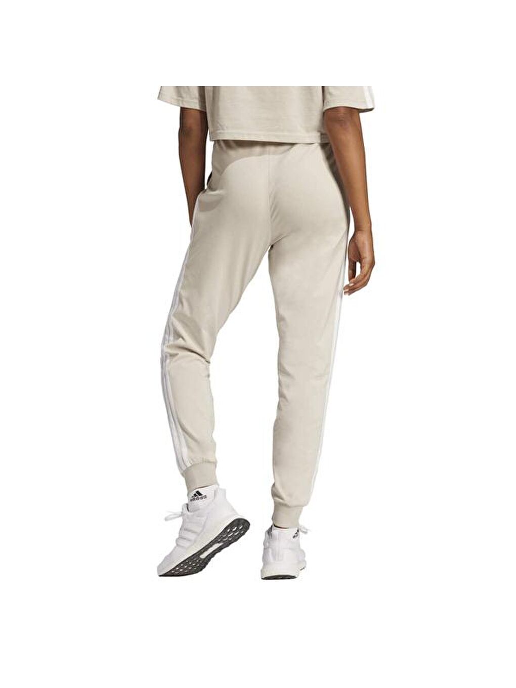 3-Stripes Essentials Kadın Ekru Eşofman Altı-2