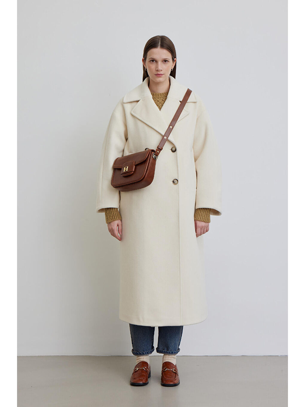 Alexa Premium Kruvaze Kaban Ekru-4