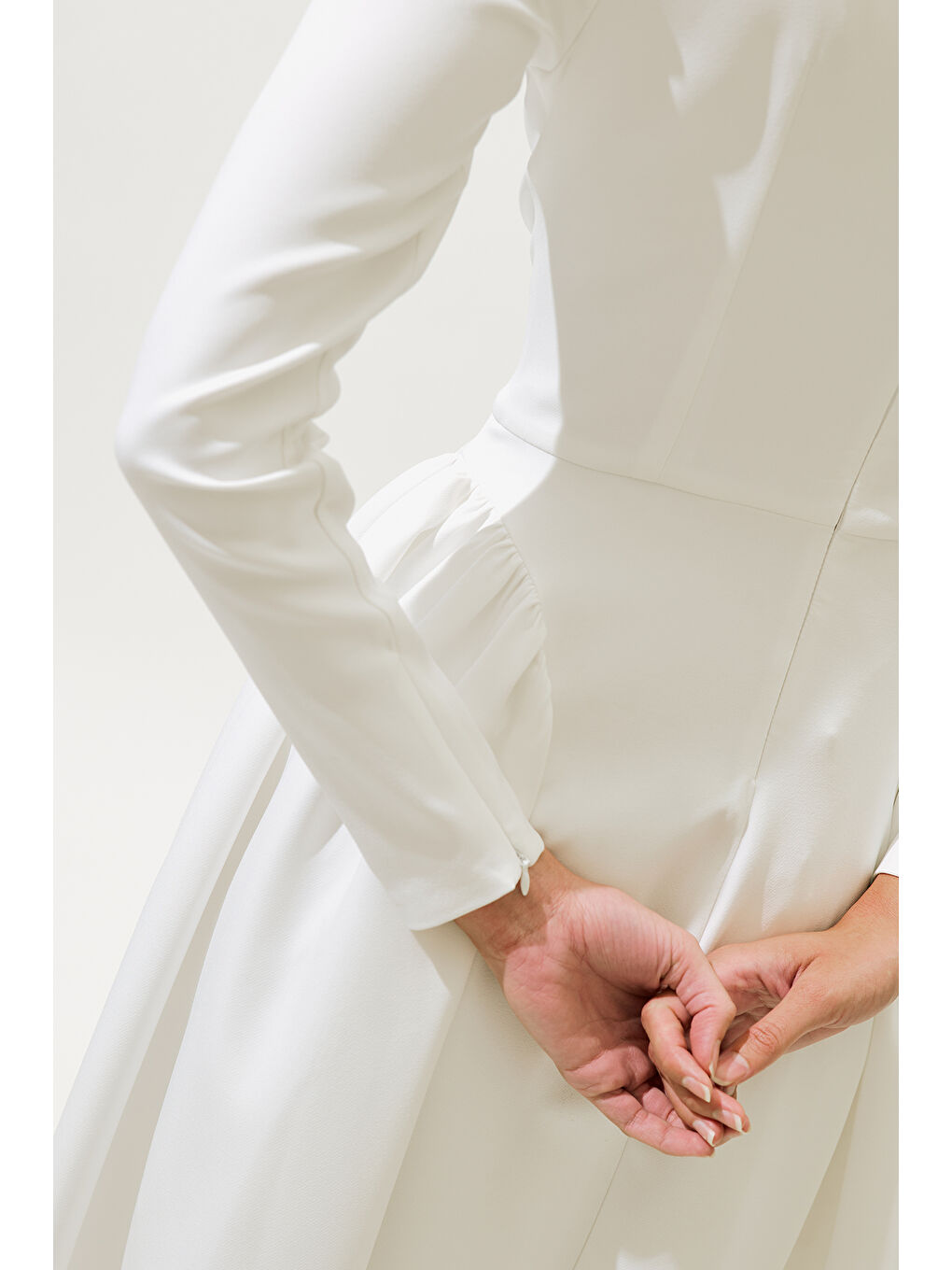 Lora Abiye Elbise Ekru-4